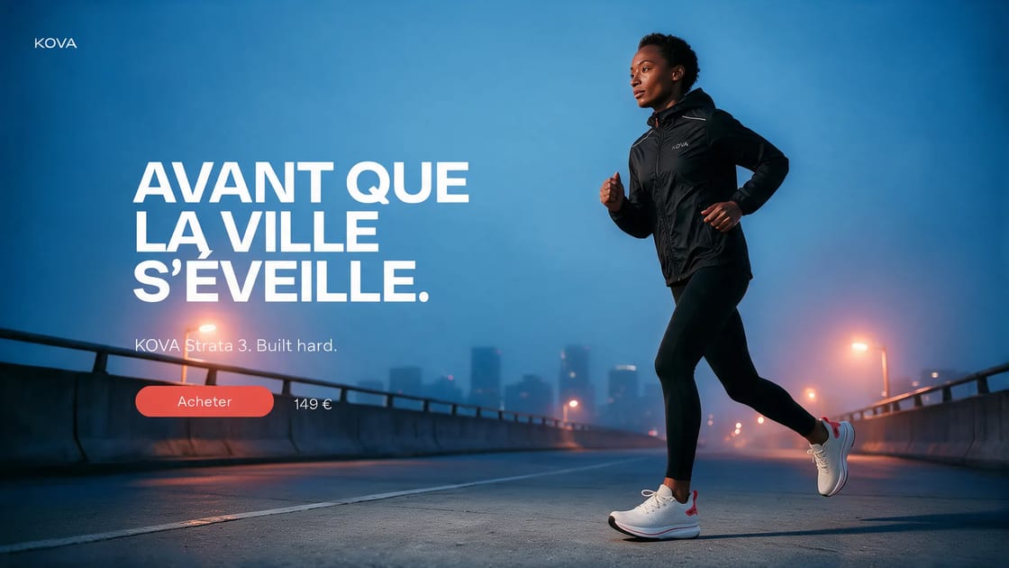 The same ad localized into French with a euro price