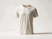 Chalk running tee on an invisible mannequin