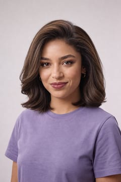 Hairstyle and makeup plate