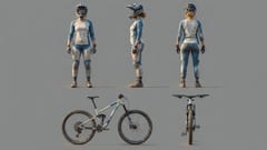 Rider and bike reference sheet