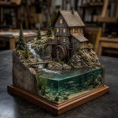Diorama hero plate