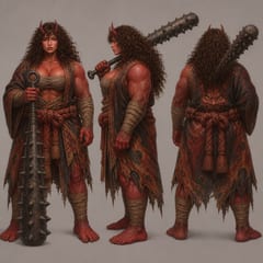 Character sheet, the oni