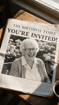The front page