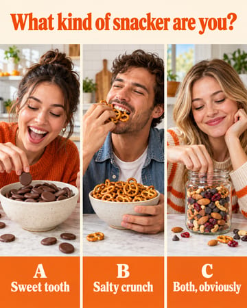 Quiz ad: what kind of snacker are you, with trail mix