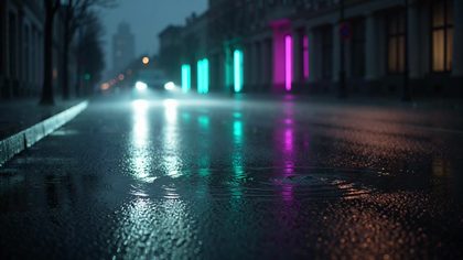 Neon Reflections