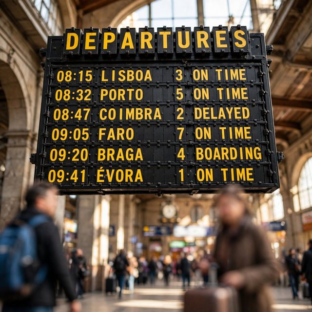 Departure board