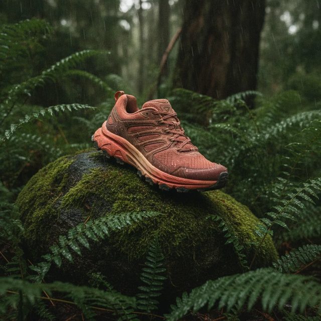 The trail shoe in the rain