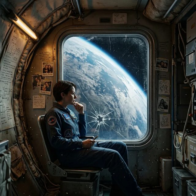 The cracked porthole