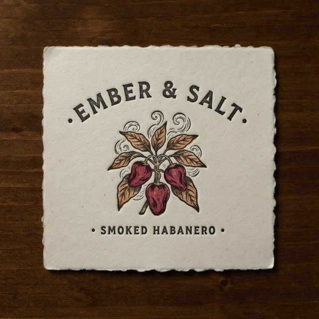 Hot sauce label