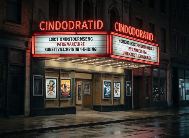 Cinema marquee