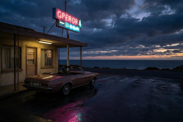 Motel at last light