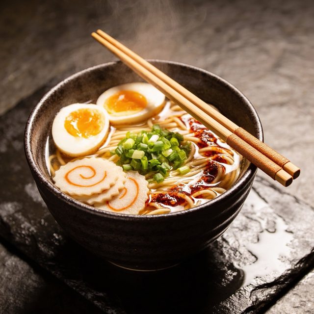 Steam off the broth
