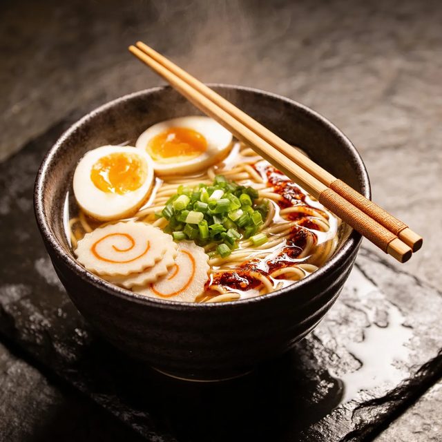 Steam off the broth