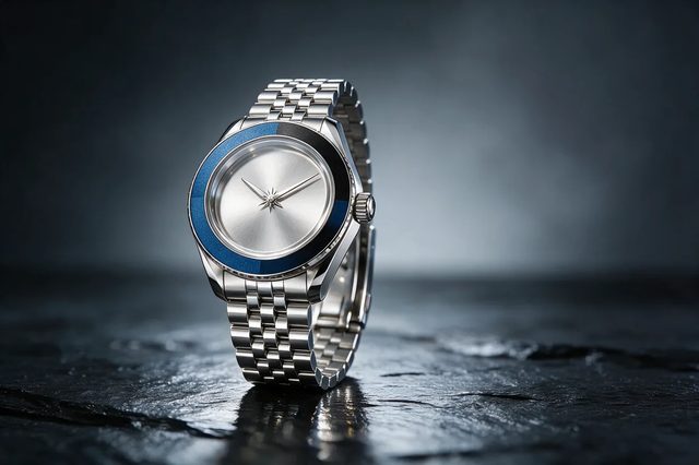 Dive watch on slate