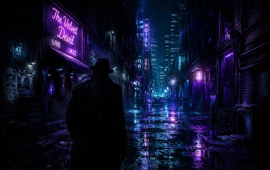 Neon-lit AI-generated city frame representing the OpenClips MCP connection