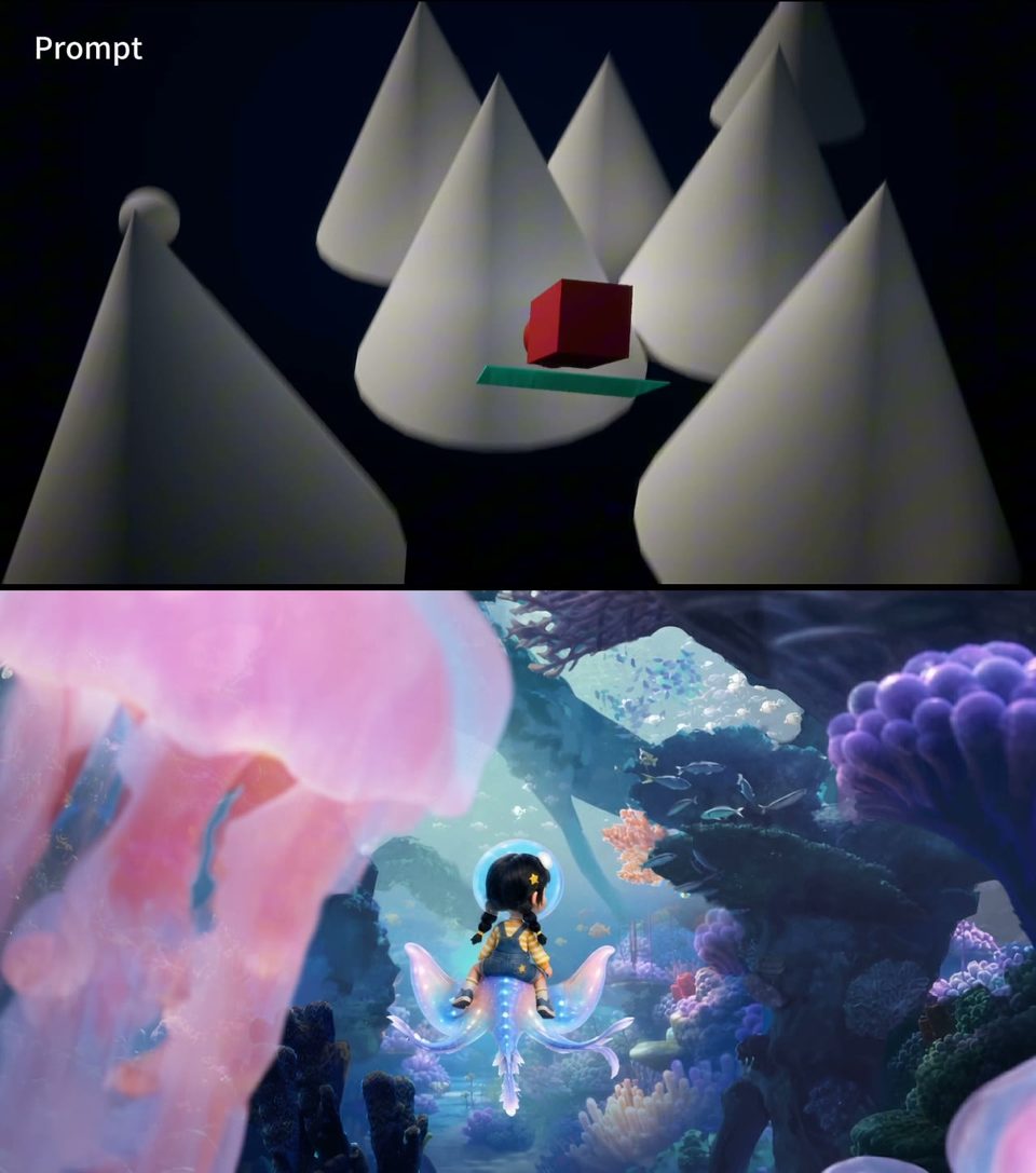 White Model to Underwater Fable