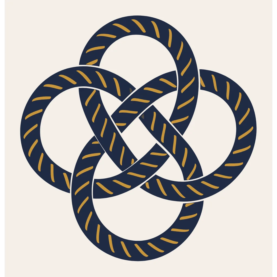 Nautical knot, from above
