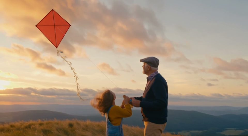 A kite on the hill