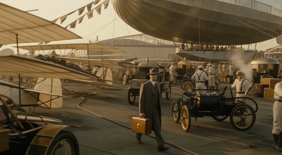 Airship over the meeting