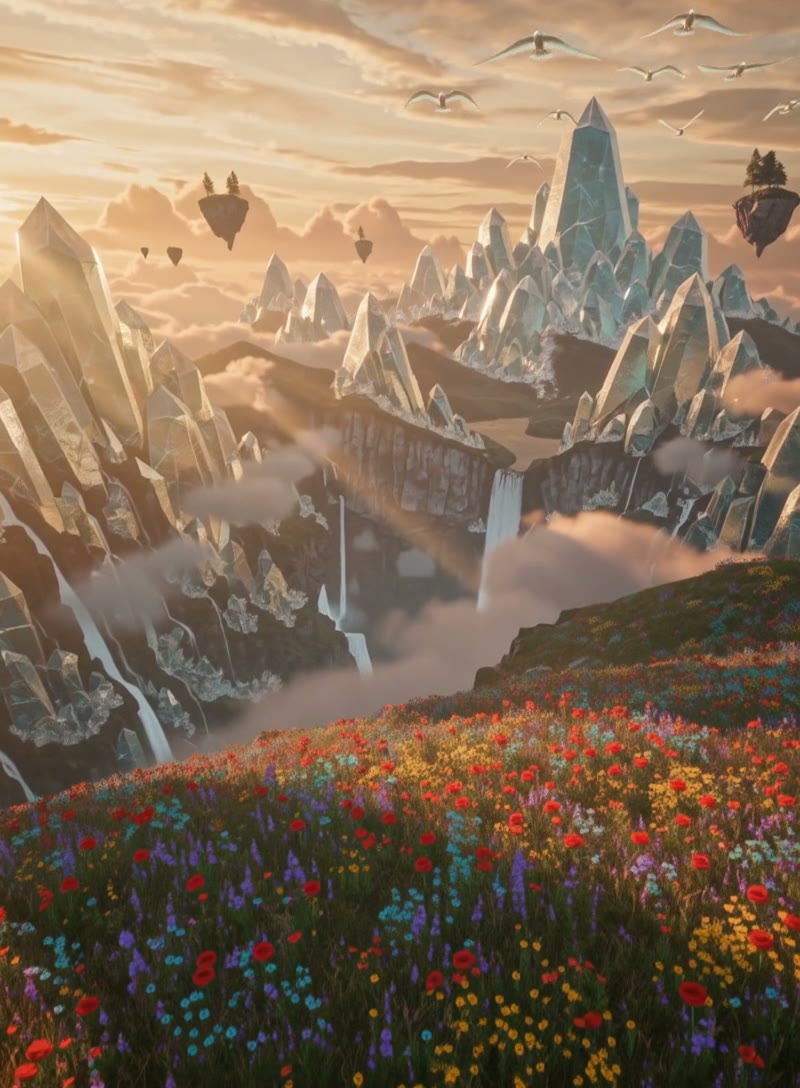 Meadow under the spires