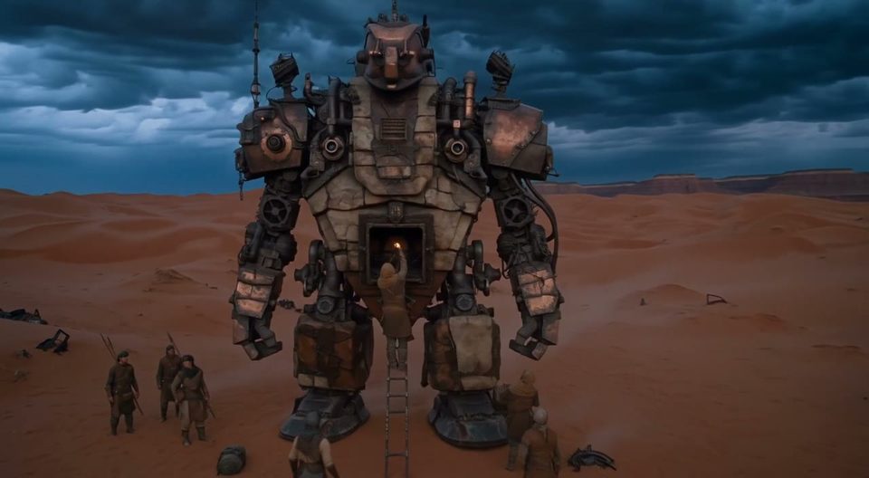 The walker over the camp