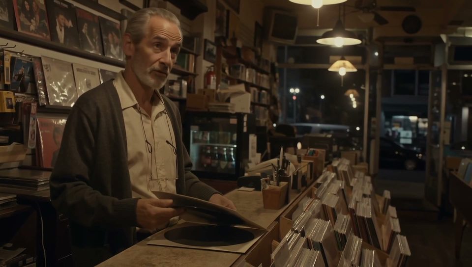 The man behind the record counter