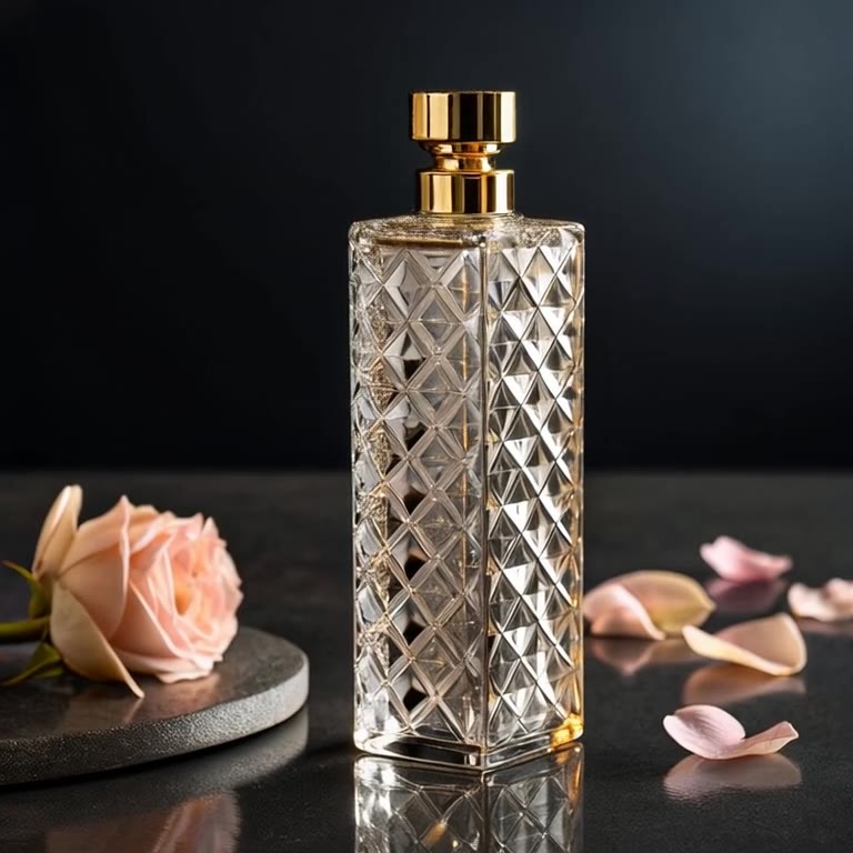 Perfume, golden mist