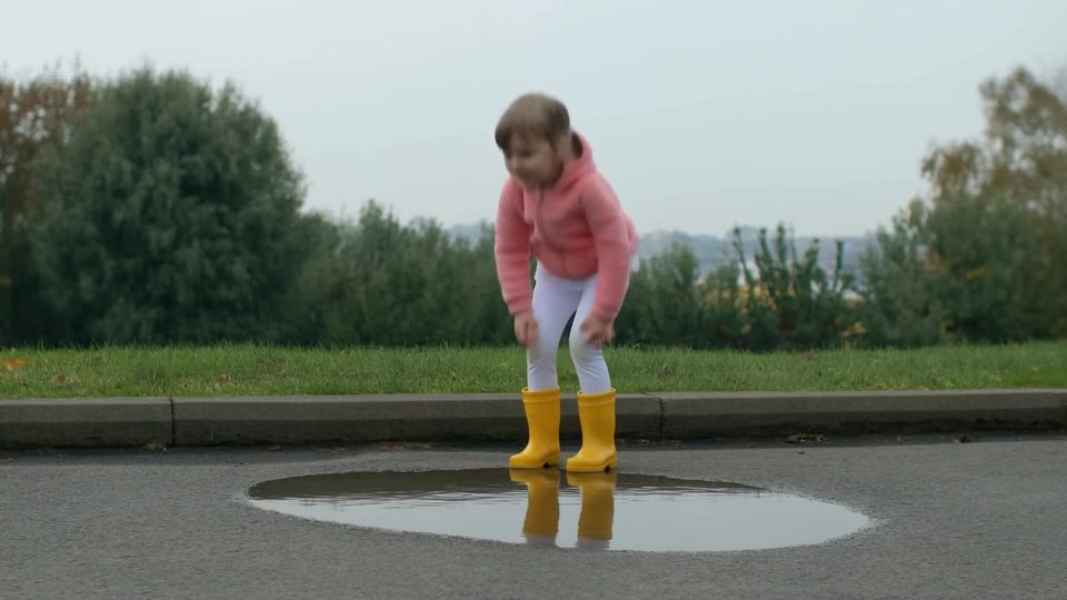 Both feet in the puddle