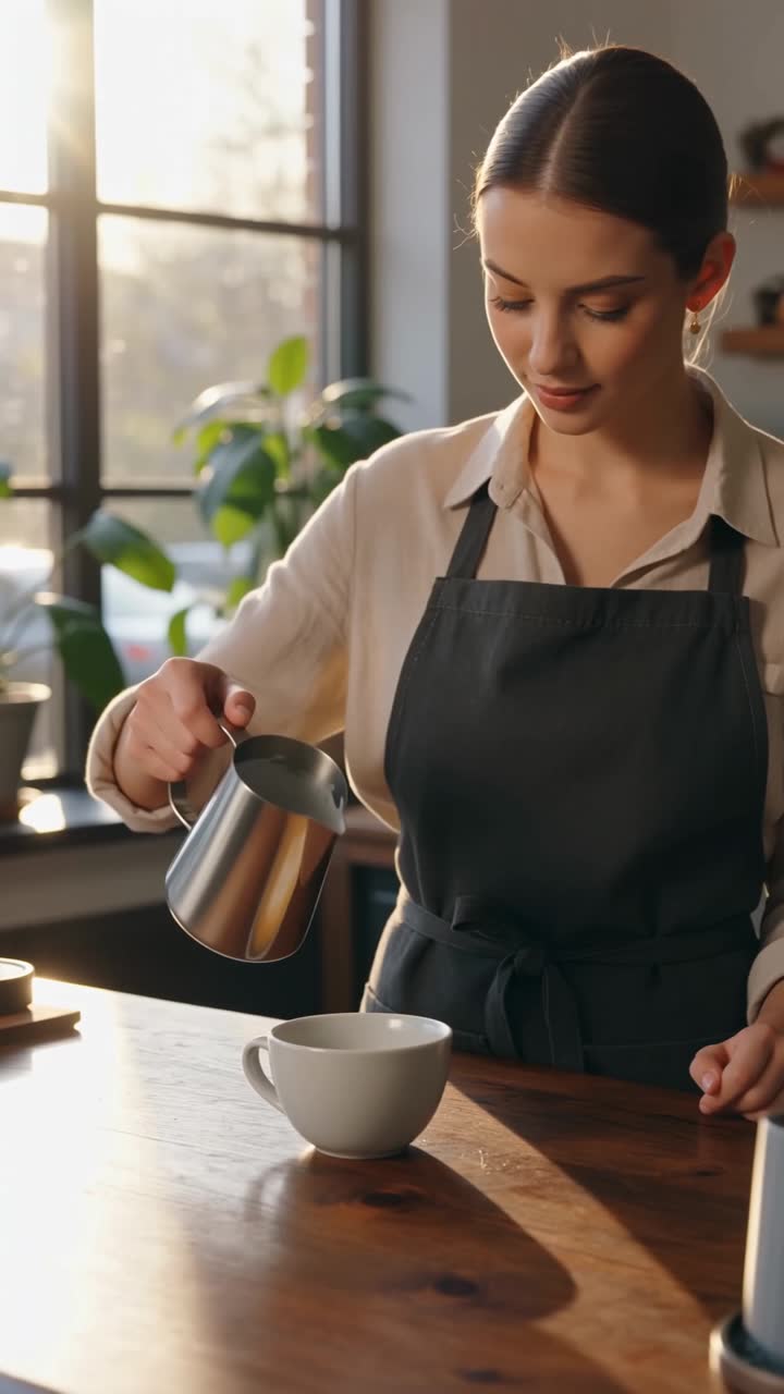 The barista pour