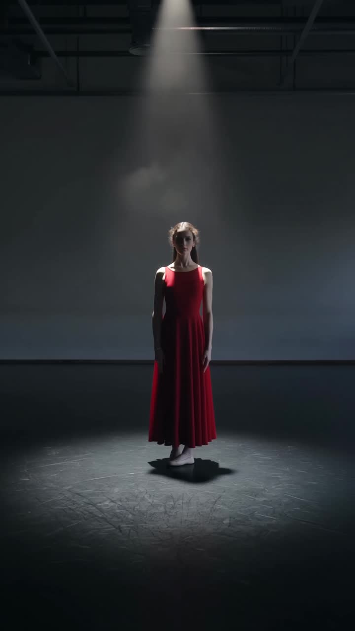Dancer in the red dress