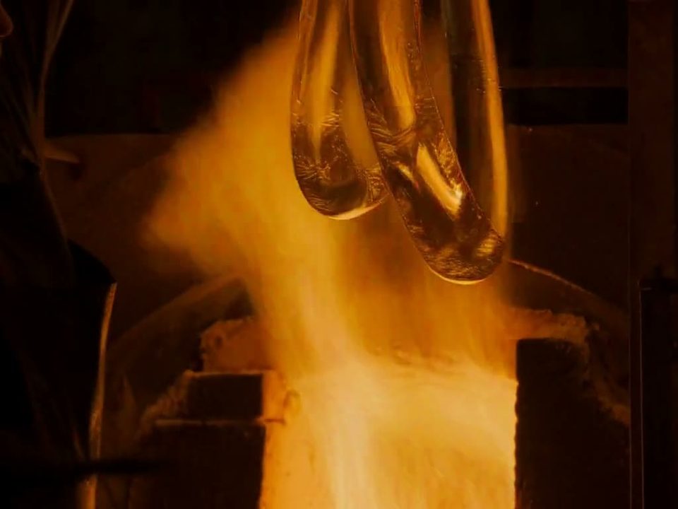 Molten ribbons