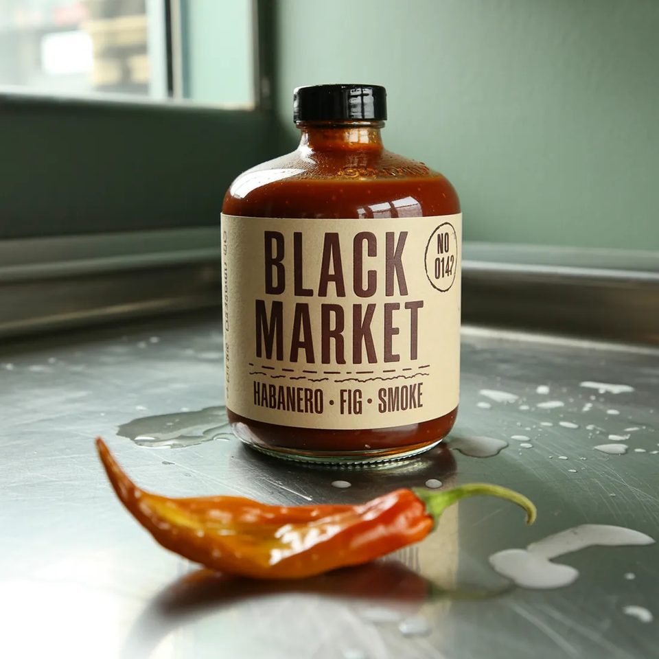 Hot sauce label