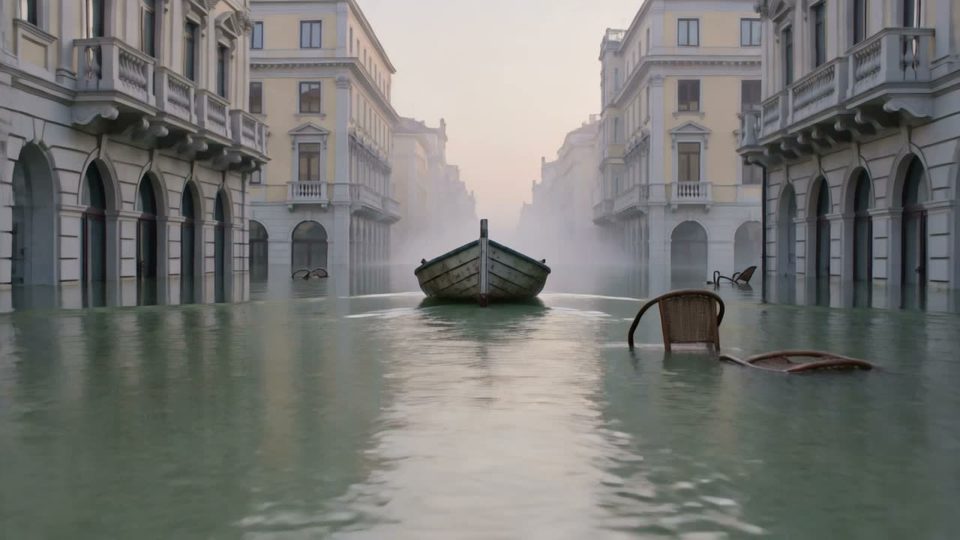 The flooded palazzo