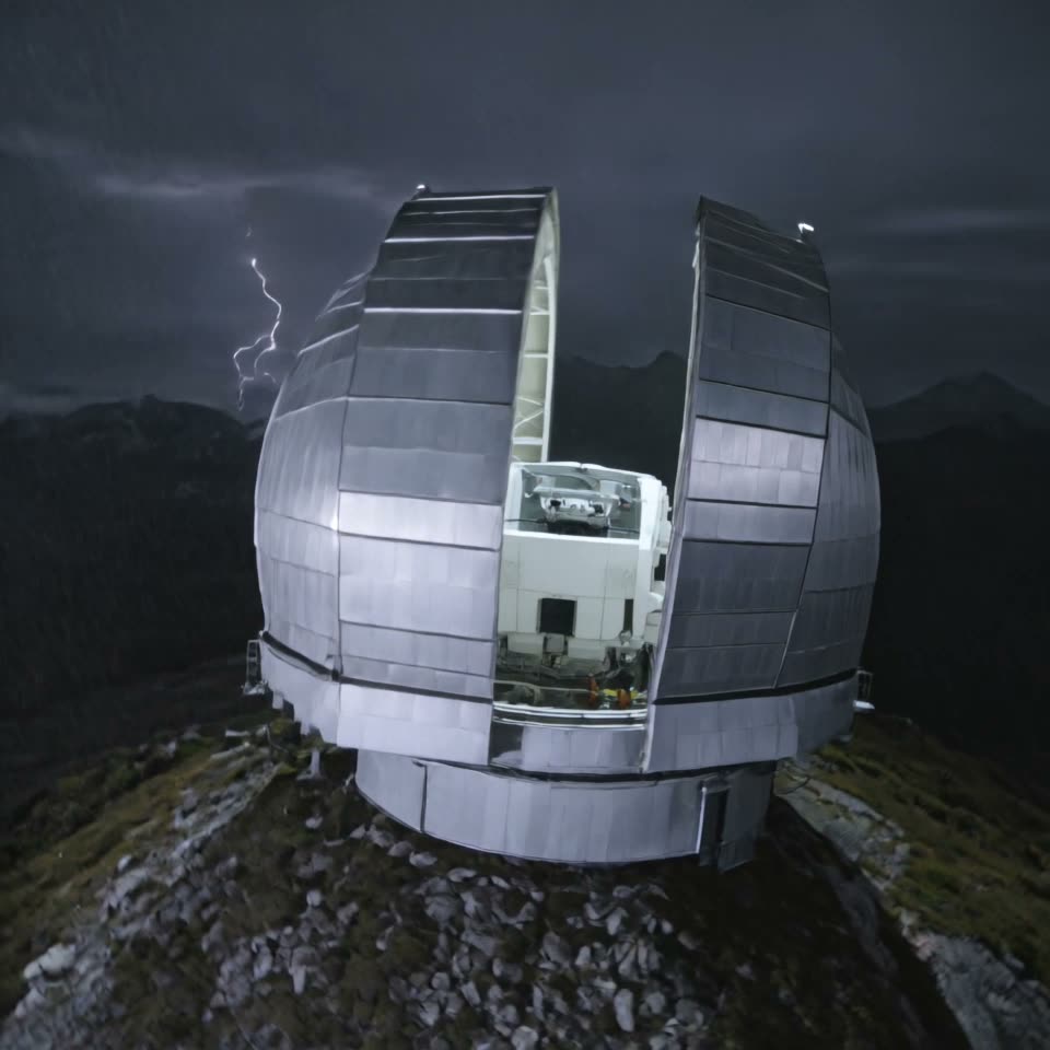 Storm over the dome