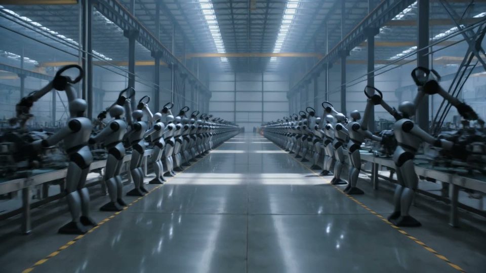 The robot line