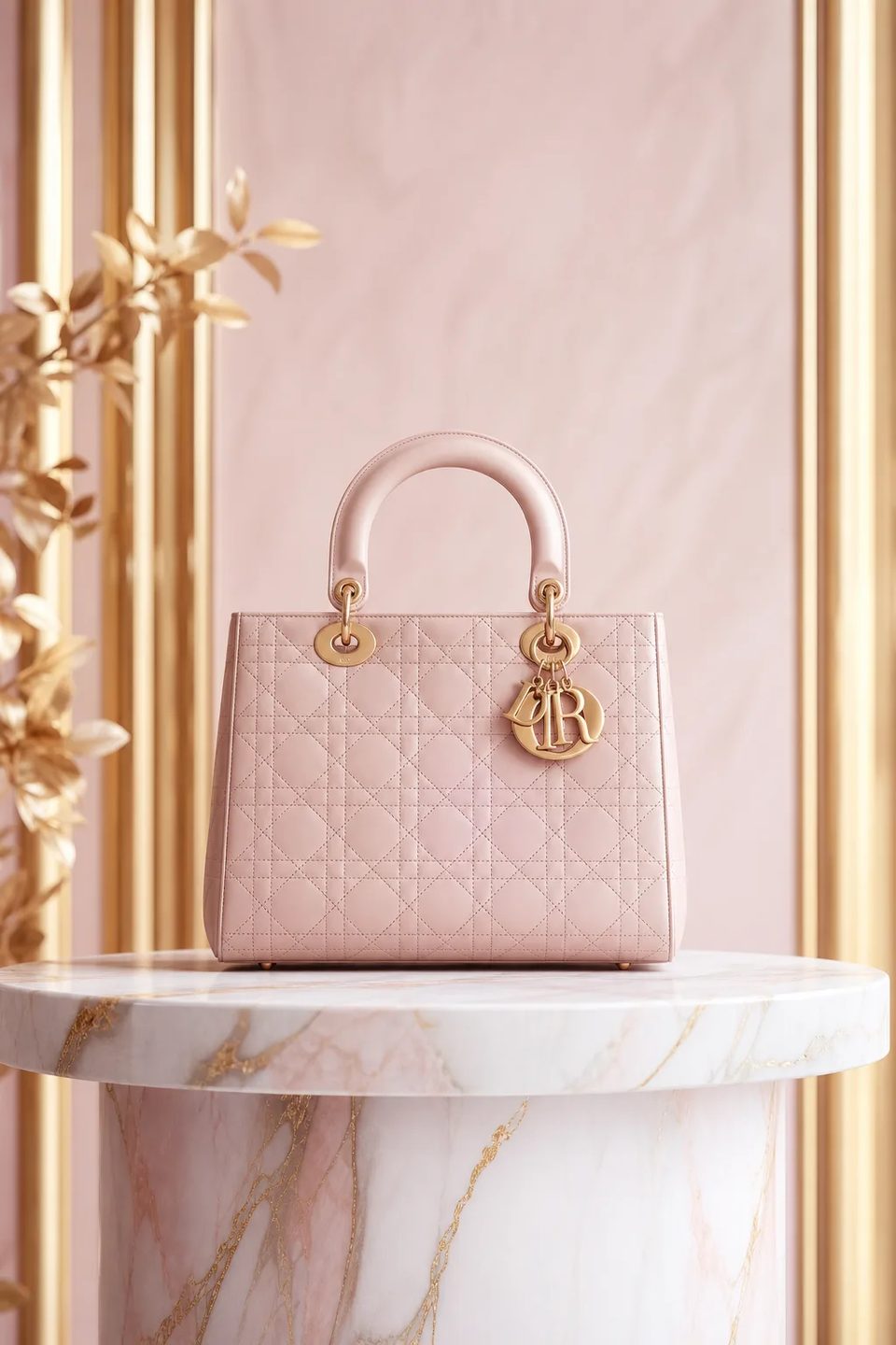 The blush handbag