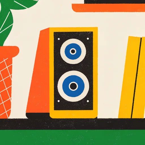 Risograph · bookshelf speaker