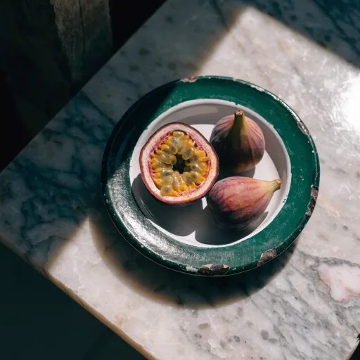 Passion fruit and figs
