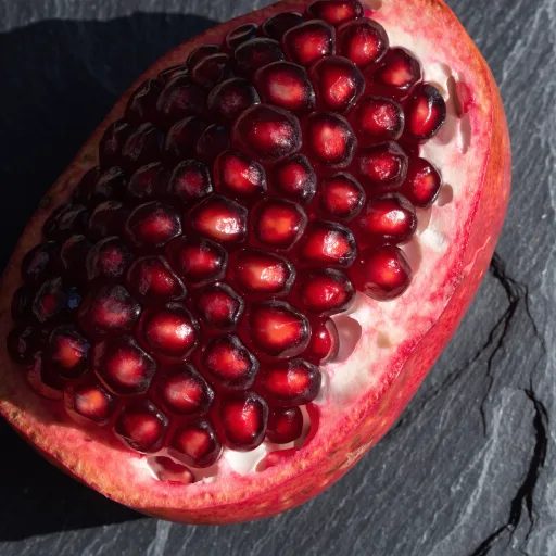 Pomegranate, seed by seed