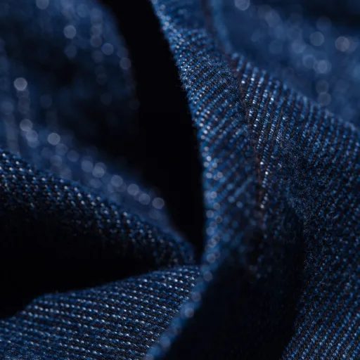 Indigo denim weave