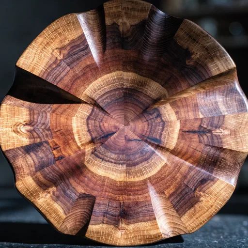 Walnut end grain