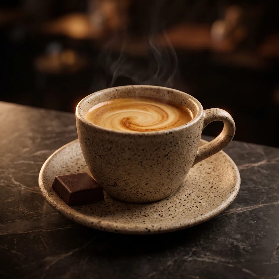 Espresso on the bar