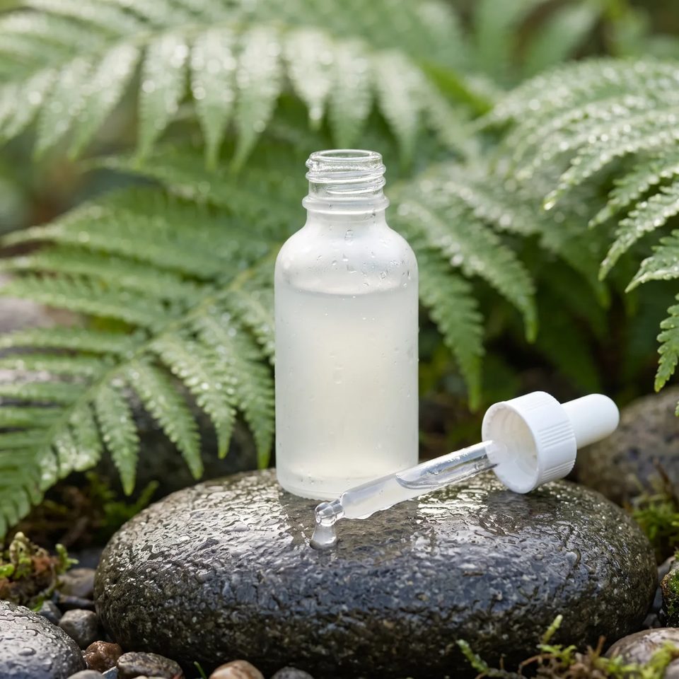 Serum on the river stone