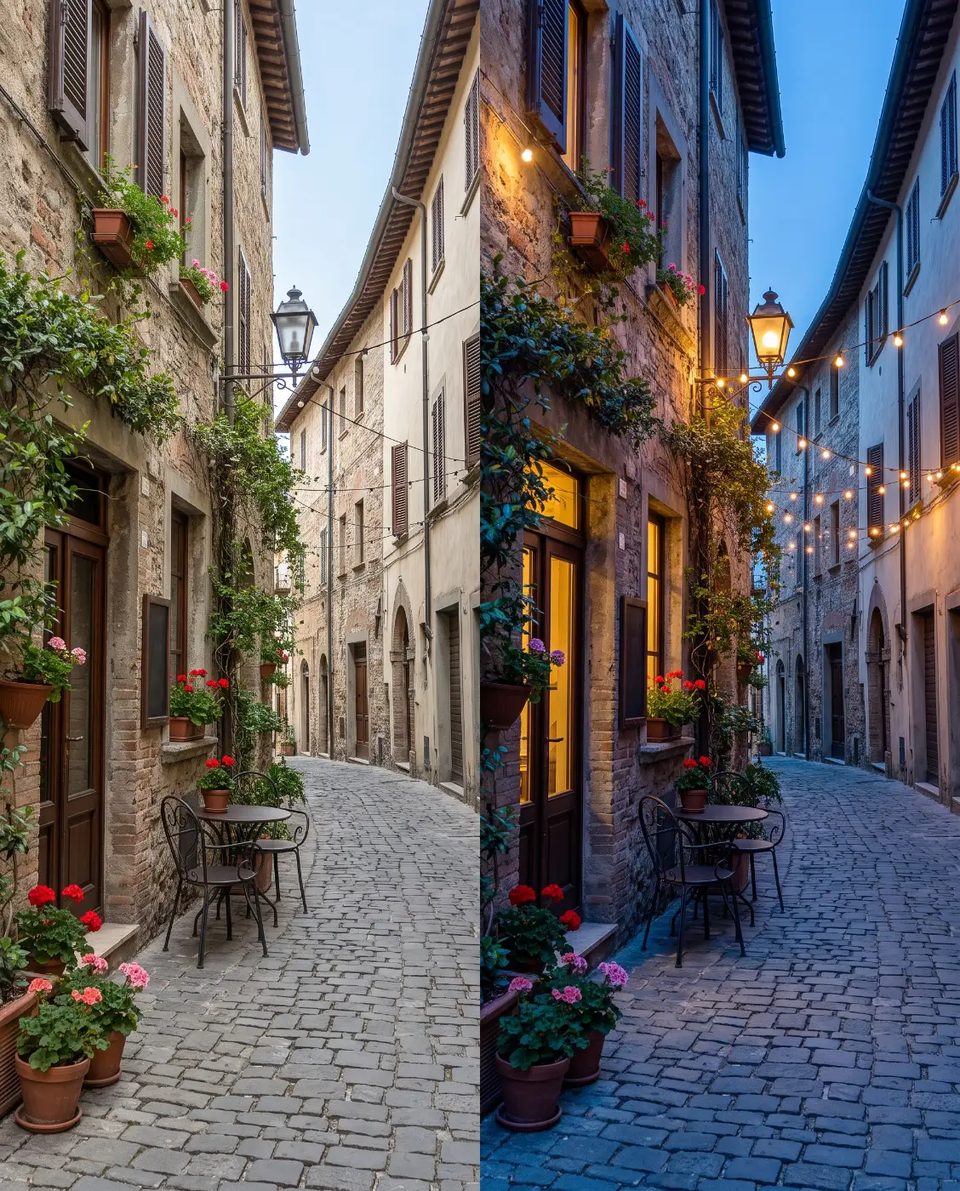 Noon to dusk