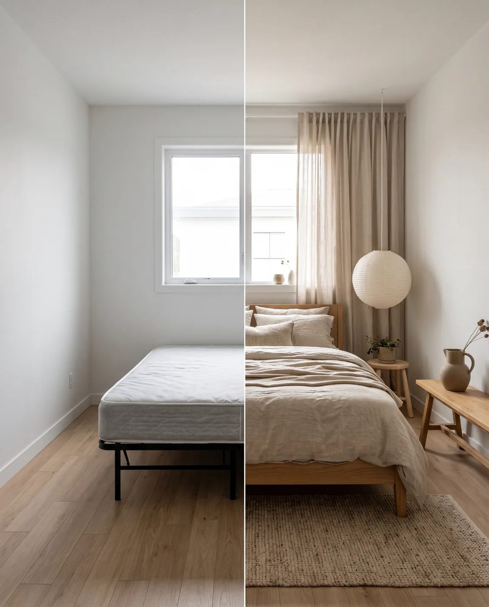 The bedroom restyle