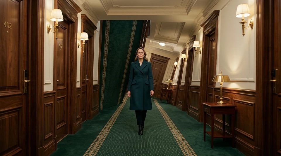 The corridor, folded