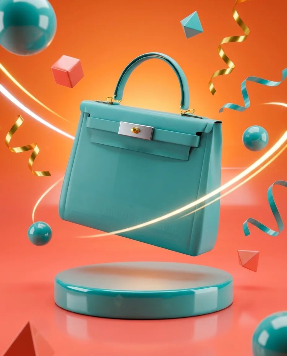 The teal bag, loud set