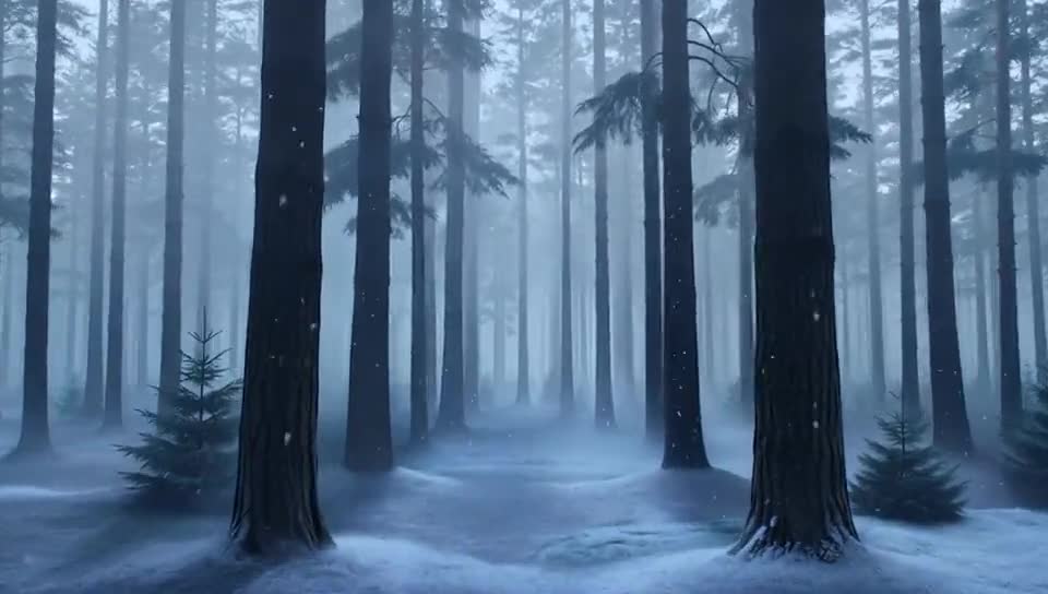 Same wood, in winter