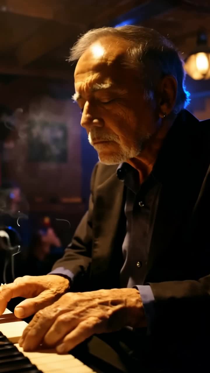 Jazz pianist, late