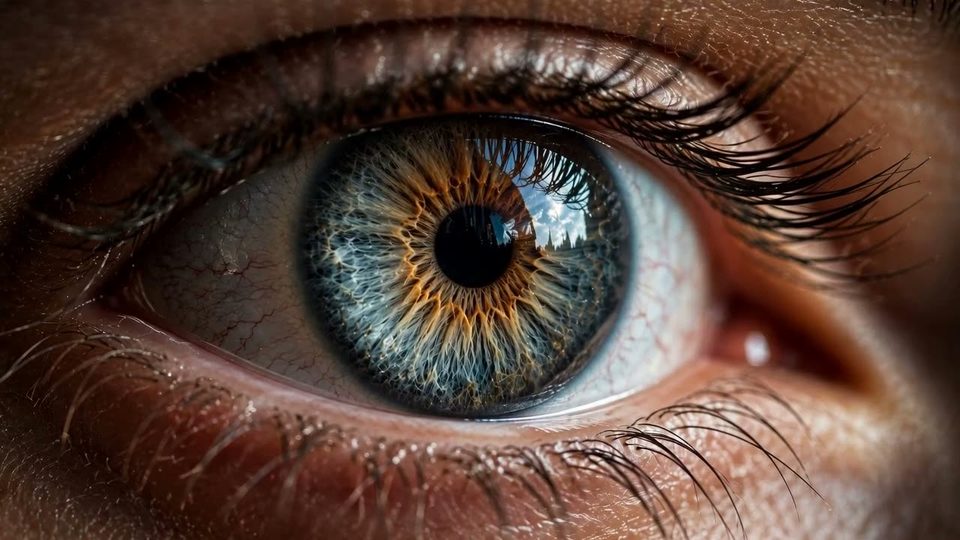 The eye and the galaxy